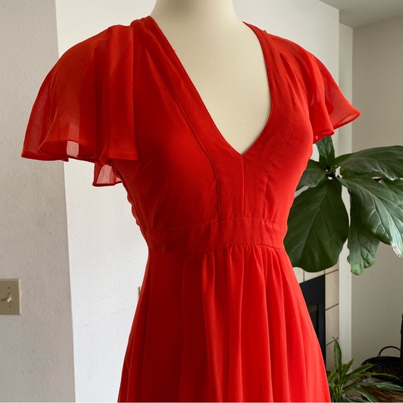 ASOS red maxi dress - Picture 3 of 6